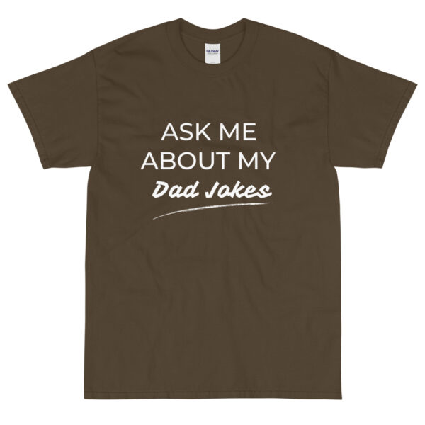 Herren T-Shirt “Ask me about dad jokes”