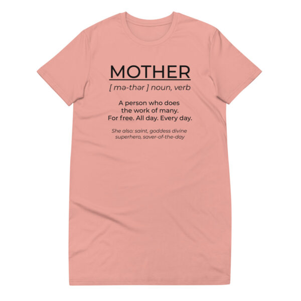 T-Shirt-Kleid “Mother Definition”