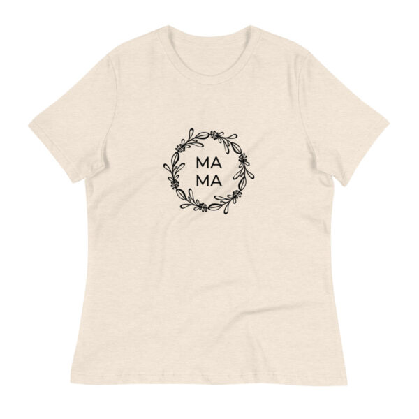 Damen-T-Shirt “Blumenkranz Mama”